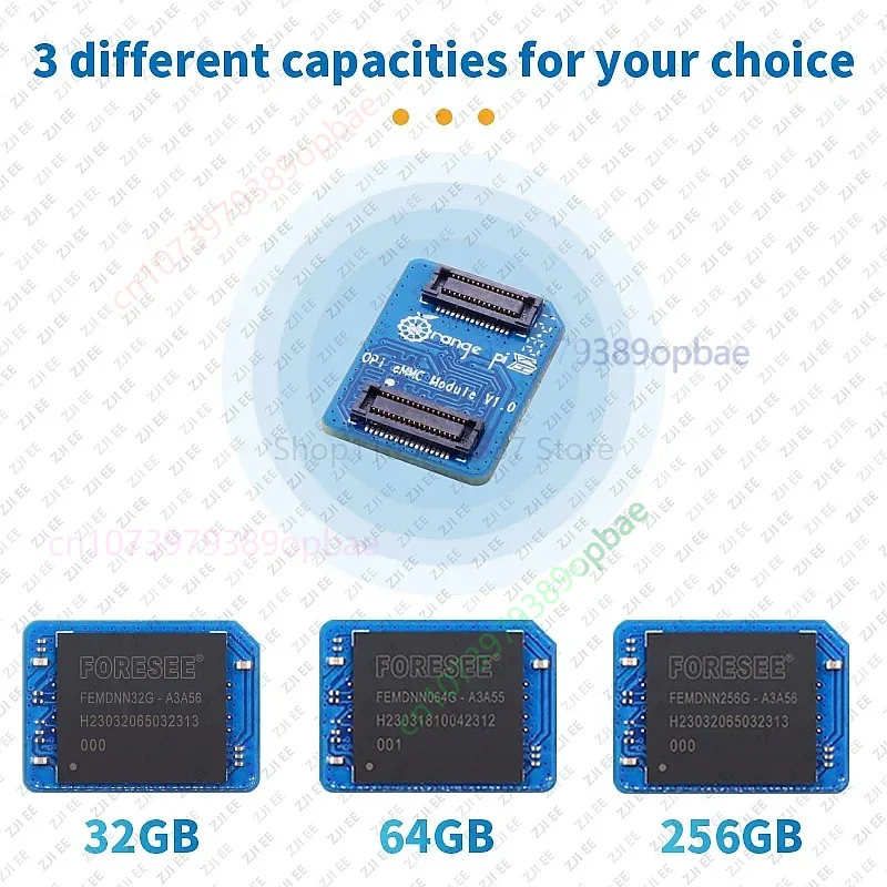 Modul EMMC pengganti 32GB, 64G - Orange Pi 5 Plus 32Gb ulasan dan harga